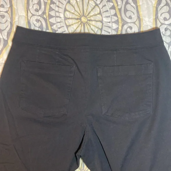 Spanx Black Wide Leg Capri Pull On Pant Size XL Petite - Picture 13 of 15